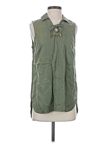 Ellen Tracy Sleeveless Button-Down Shirt (view 1)