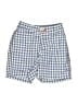 Mini Boden Checkered-gingham Blue Board Shorts Size 6 - 7 - photo 1