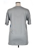 Go Couture Floral Silver Short Sleeve T-Shirt Size XL - photo 2