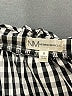 Neiman Marcus 100% Cotton Black 3/4 Sleeve Blouse Size S - photo 7