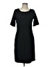 Garnet Hill 100% Polyester Solid Black Casual Dress Size 10 - photo 1