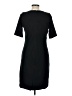 Garnet Hill 100% Polyester Solid Black Casual Dress Size 10 - photo 2