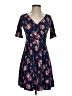 Lands' End Floral Blue Casual Dress Size XS (petite) - photo 1