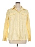 L.L.Bean Polka Dots Yellow Long Sleeve Blouse Size XL - photo 1