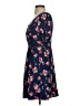 Lands' End Floral Blue Casual Dress Size XS (petite) - photo 5