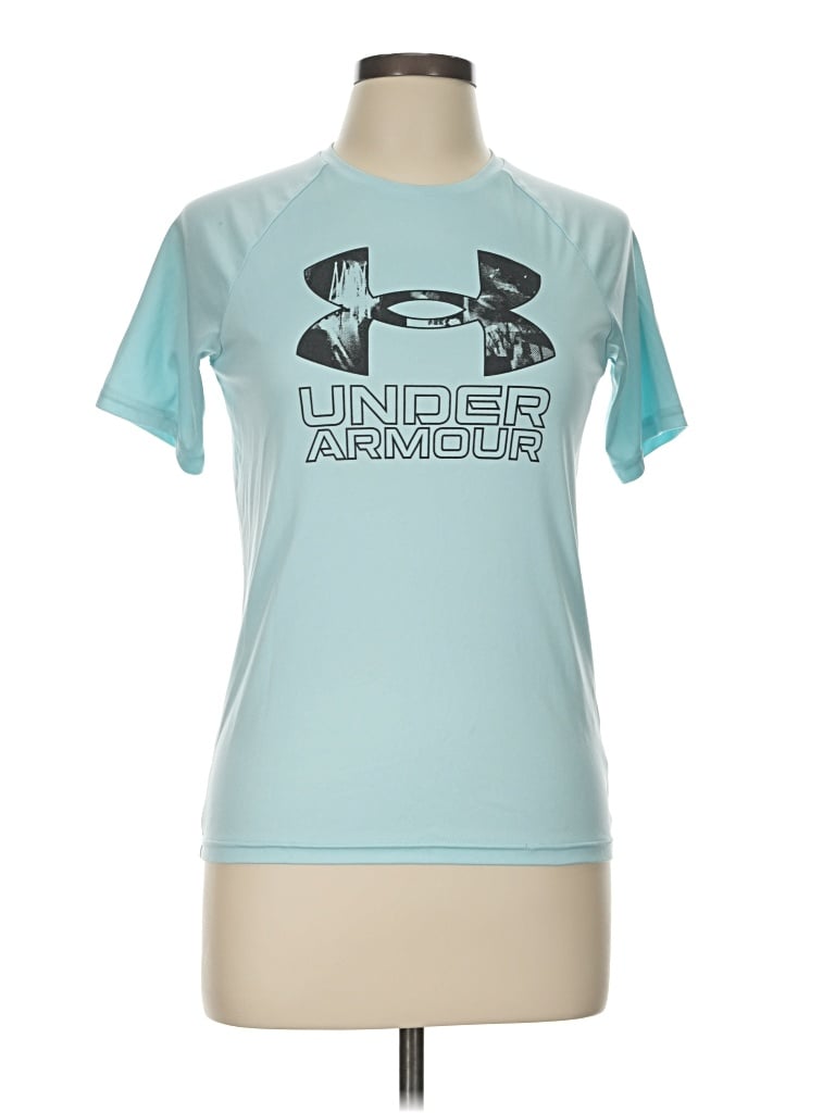 Pre-owned Under Armour Active T-shirt In Teal