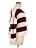 Pol Stripes Burgundy Pullover Sweater Size XL - photo 4