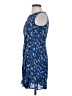 Ann Taylor Animal Print Blue Cocktail Dress Size 0 Petite - photo 5