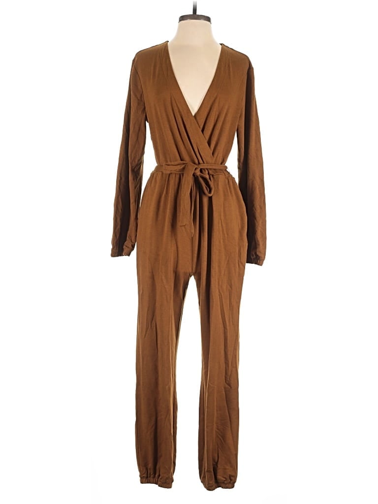 Pre-owned Amazon Essentials Jumpsuit In Brown