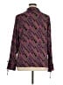 Emme Purple Long Sleeve Silk Top Size 14 - photo 2