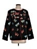 Indigo Moon 100% Polyester Floral Black Jacket Size S - photo 1