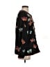 Indigo Moon 100% Polyester Floral Black Jacket Size S - photo 4