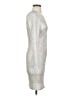 Bailey Blue 100% Polyester Metallic Silver Cocktail Dress Size M - photo 4