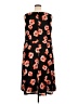 Talbots Print Black Casual Dress Size 14 - photo 2