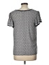Max Studio Silver Short Sleeve Top Size L - photo 2