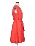 Maison Jules 100% Polyester Solid Orange Casual Dress Size 8 - photo 4