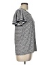 Max Studio Silver Short Sleeve Top Size L - photo 4