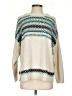 J.Jill Chevron-herringbone Ivory Pullover Sweater Size S - photo 1