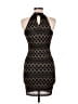 Papaya Argyle Black Cocktail Dress Size M - photo 2