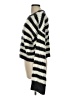 Topshop Stripes Gray Black Pullover Sweater Size 12 - photo 5