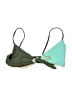 L Space Color Block Green Swimsuit Top Size M (estimated) - photo 1