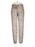 LNA Animal Print Gray Casual Pants Size L - photo 1