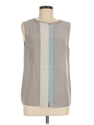 Elie Tahari Sleeveless Silk Top (view 1)