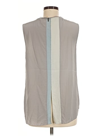 Elie Tahari Sleeveless Silk Top (view 2)