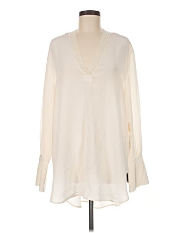 Joseph Long Sleeve Silk Top (view 1)
