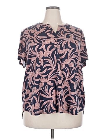 Liz Claiborne Short Sleeve Blouse (view 1)