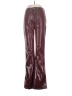 Motel Metallic Burgundy Casual Pants Size S - photo 1