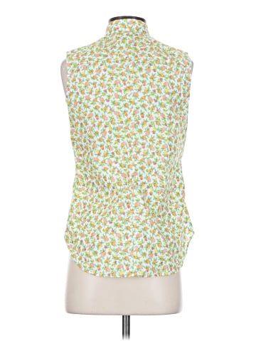 Lands' End Sleeveless Button-Down Shirt (view 2)