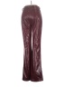 Motel Metallic Burgundy Casual Pants Size S - photo 2