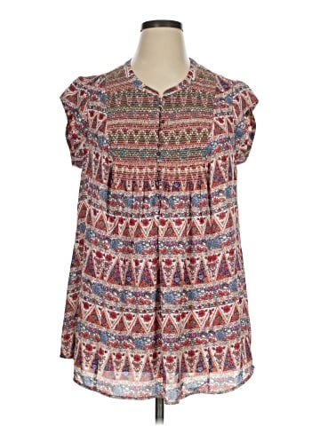 DR2 Short Sleeve Blouse (view 1)