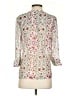 Left Coast by Dolan Paisley Ivory 3/4 Sleeve Blouse Size XS - photo 2