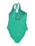 Old Navy Solid Green One Piece Swimsuit Size S - photo 2