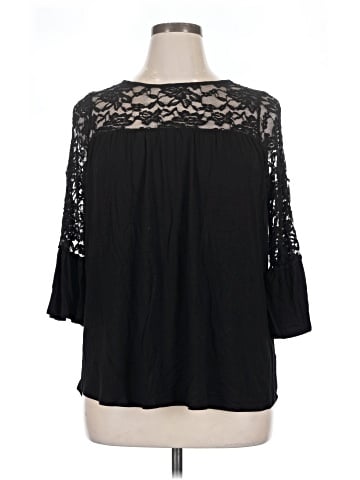 Loveappella 3/4 Sleeve Blouse (view 1)
