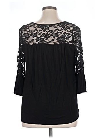 Loveappella 3/4 Sleeve Blouse (view 2)