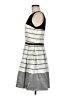Taylor 100% Polyester Stripes Ivory Casual Dress Size 6 - photo 5