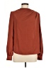 Shein 100% Polyester Brown Long Sleeve Blouse Size 6 - photo 1