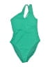 Old Navy Solid Green One Piece Swimsuit Size S - photo 1