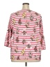 Talbots Floral Pink 3/4 Sleeve Blouse Size 3X - photo 2