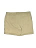Lands' End Solid Tan Khaki Shorts Size 16 - photo 2