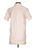 J.Crew 100% Cotton Stripes Pink Short Sleeve Button-Down Shirt Size 2 - photo 2