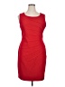 Calvin Klein Solid Red Cocktail Dress Size 1X (estimated) - photo 1