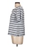 Talbots 100% Cotton Stripes Silver Short Sleeve T-Shirt Size L - photo 5