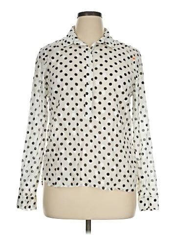 J.Crew Factory Store Long Sleeve Blouse (view 1)
