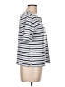 Talbots 100% Cotton Stripes Silver Short Sleeve T-Shirt Size L - photo 4