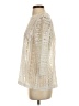 Insight 100% Polyester Ivory 3/4 Sleeve Top Size S - photo 5