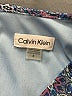 Calvin Klein 100% Polyester Paisley Blue Cocktail Dress Size 8 - photo 7